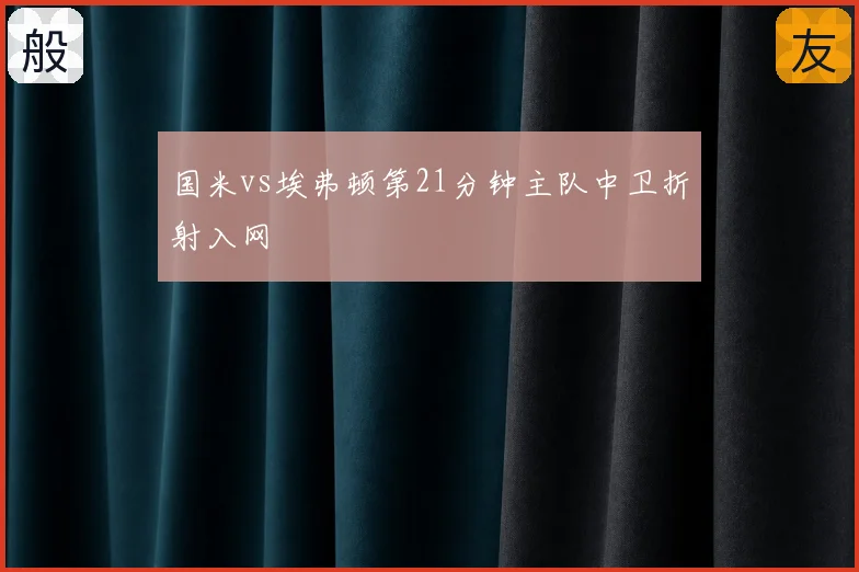国米vs埃弗顿第21分钟主队中卫折射入网